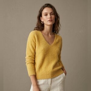 Glamorous Soft & Fuzzy V-Neck Sweater